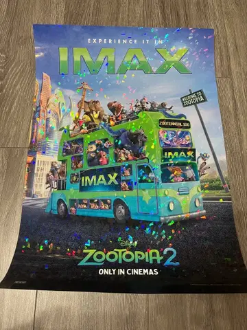 주토피아2 IMAX 입장 특전 포스터 & 카드