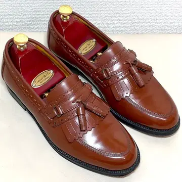 KING'S 태슬 로퍼 브라운 24.5EEE 캐주얼 가죽 신발