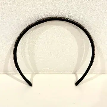 Complex Biz 머리띠 크리스탈 실버 블랙