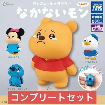 디즈니 캐릭터 울지 않는 몽 그 첫 번째 가챠 전 4종 컴플리트