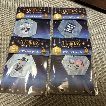 산리오 제일복권 E상 아크릴 참 F상 캔뱃지 SET