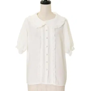 아마벨 Amavel 프릴 달린 블라우스 화이트