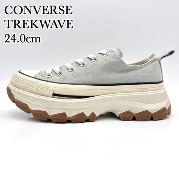 컨버스 트렉 웨이브 아이스 그레이 캔버스 통굽 24cm