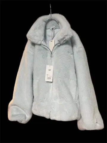 SNIDEL x PUMA 에코 퍼 블루종 라이트 블루