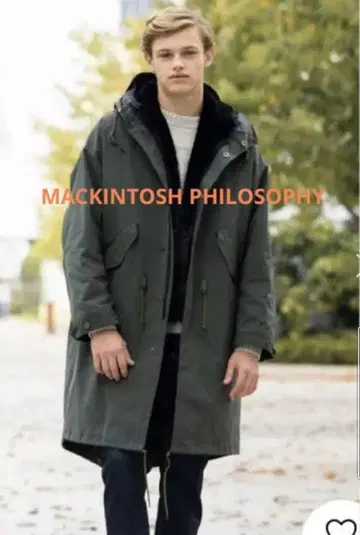 컨디션 최상! 매킨토시 필로소피 / 스트레치 메모리 옥스 모즈 코트 L