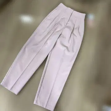 택 포함 새상품 에이미 이스트 월 코튼 테이퍼드 팬츠 pink