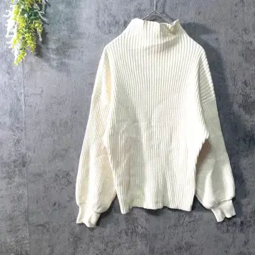 프레임스 레이 카즌 리브 니트 모크넥 심플 성인 여성스러운 고급스러운