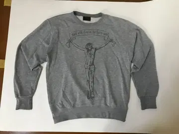 [ 새상품급 ] 메시지 프린트 맨투맨 M 사이즈