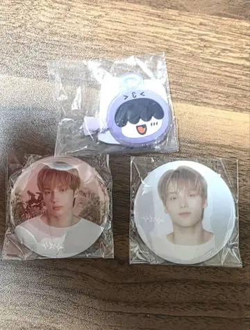 TXT 휴닝카이 캔뱃지 후므냐린 헤어 클립 라이브 회장 한정판 3종