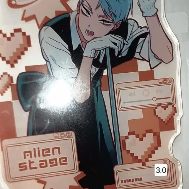 에이스테 틸 에일리언스테이지 일본 아크릴 스탠드 메이드 반신 팝업 카페