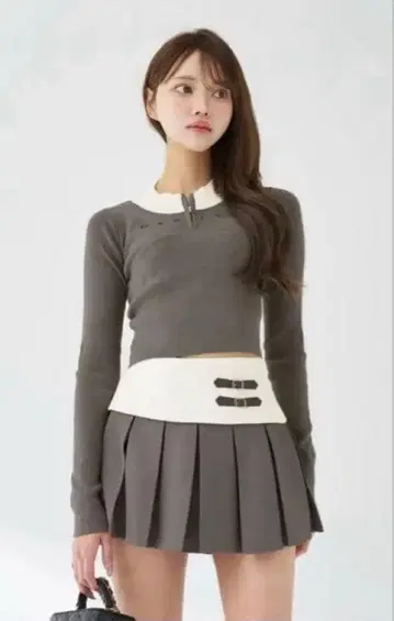 다리치 니트 셋업 새상품급