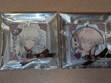 오토메이트 환주 찻집 앙샹테 일 리본 타이 아크릴 플레이트 키링 2