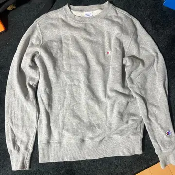 Champion 그레이 스웨트 셔츠 L 사이즈