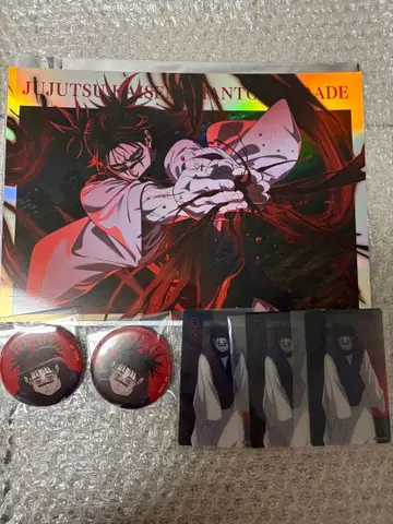 주술회전 쵸소우 캔뱃지 클리어카드 포트레이트포스터