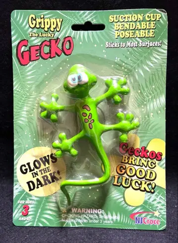 게코 [ GECKO ] 하와이 행운을 가져다주는 도마뱀 벤더블 피규어