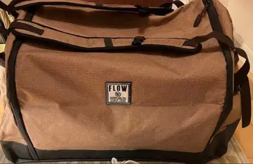 FLOW 보스턴 백 대용량 브라운