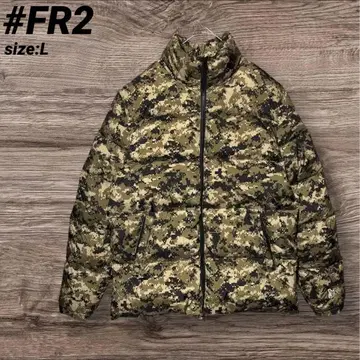 FR2 에프알2 다운 자켓 카모 패턴 카모플라주
