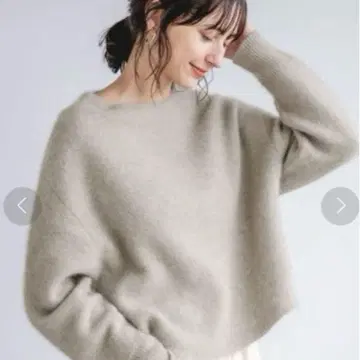 apart by lowrys 라쿤 네이비 보트넥 풀오버 니트 새상품급