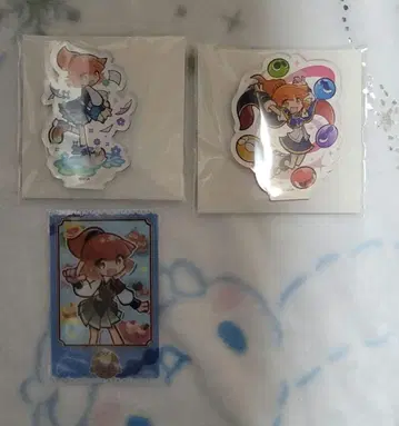 푸요퀘 카페 아크릴 스탠드 폴라로이드풍 카드 아르르