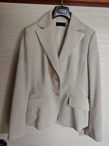 iCB 빅 사이즈 라이트 베이지 싱글 버튼 자켓