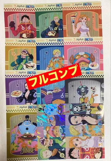 [원피스] 조이풀 콜라보 클리어 파일 컴프 12장 시크릿 포함