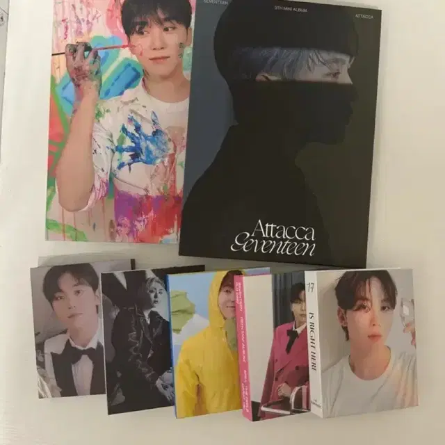 세븐틴 승관 외 멤버 포카 160장+캐럿반 7장 일괄