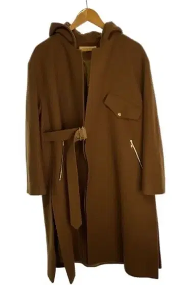 레어 CULLNI 크루니 타이로켄 스텐카라 코트 후드 브라운 1