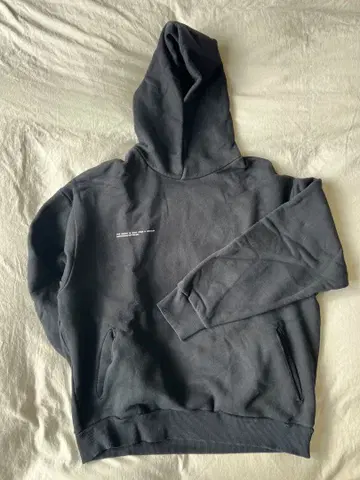 PANGAIA 블랙 후드티 셋업