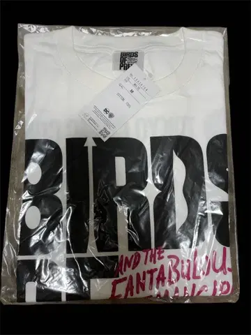 BIRDS OF PREY 화이트 T셔츠 M 사이즈