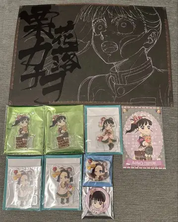 귀멸의 칼날 ufotable 다이닝 츠유리 카나오 런치 매트 캔뱃지 외