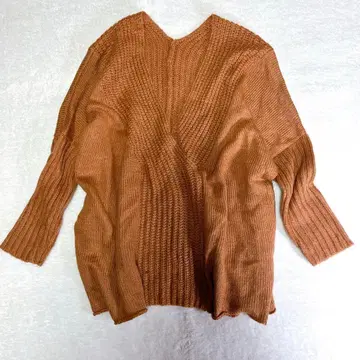 모헤어 혼방 KBF 돌먼 니트 오버사이즈 스웨터 F