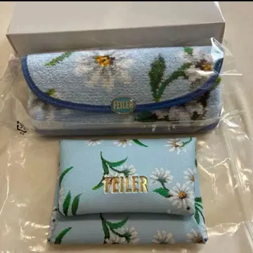 페이러 화이트 마가렛 안경 케이스 코인 케이스 새상품