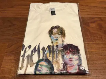 Chevon 식사 클론T 증명사진 ver. 화이트 L 사이즈 화이트