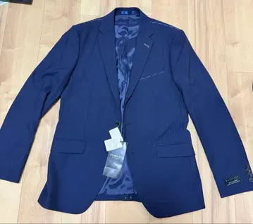 택 포함 새상품 맨즈 멜로즈 자켓 네이비 스트라이프