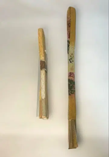 허리띠 2점 묶음 판매 순수 실크 미사용