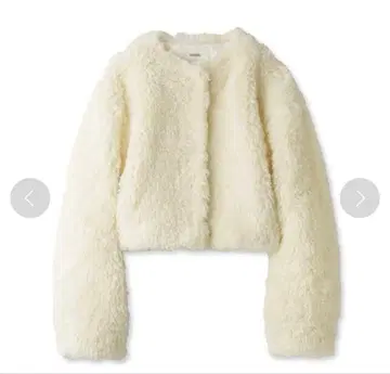 snidel sustaina 숏 보아 코트