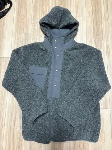 GU 엔지니어드 가먼츠 콜라보 플리스 그레이 L