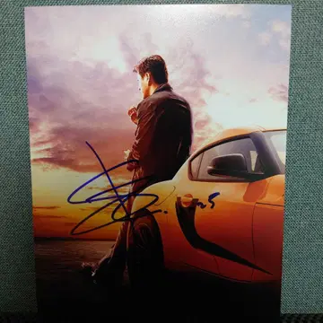 분노의 질주 출연 성 강 (한 역) 친필 사인 포트레이트