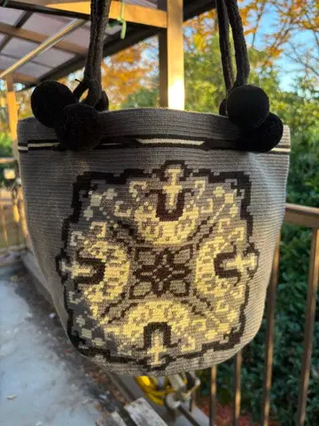 wayuu 와유 백 컬럼비아제 L 싱글 스레드 그레이트 토트