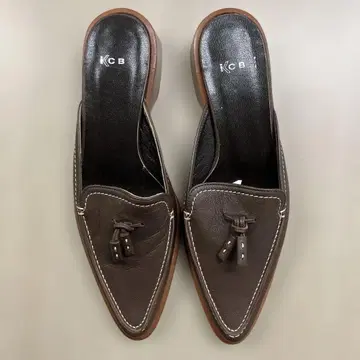 iCB 브라운 뮬 샌들 사이즈 36