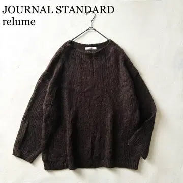 2960Z 새상품급 저널 스탠다드 리룸 시어 모헤어 니트 브라운