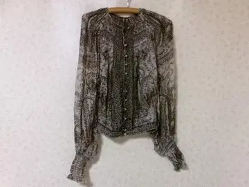 101752 LAURENCE BRAS 블라우스 브라운