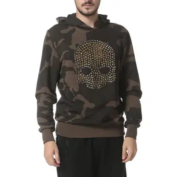 HYDROGEN 카모 패턴 스컬 트레이닝복 M