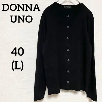 DONNAUNO 가디건 블랙 심플 모노톤 시크 빈티지 코디