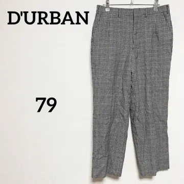 더반 슬랙스 체크 무늬 빈티지 코디 캐주얼 업무