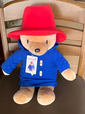 패딩턴 베어 봉제 인형 파란 코트