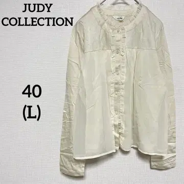 새상품 JUDY COLLECTION 주디 컬렉션 셔츠 프릴
