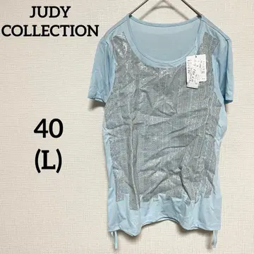 새상품 JUDY COLLECTION 주디 컬렉션 T셔츠 스카이블루