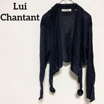 루이 샨탄 가디건 블랙 월드 엘레강트