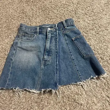 SLY JEANS 데님 미니 스커트